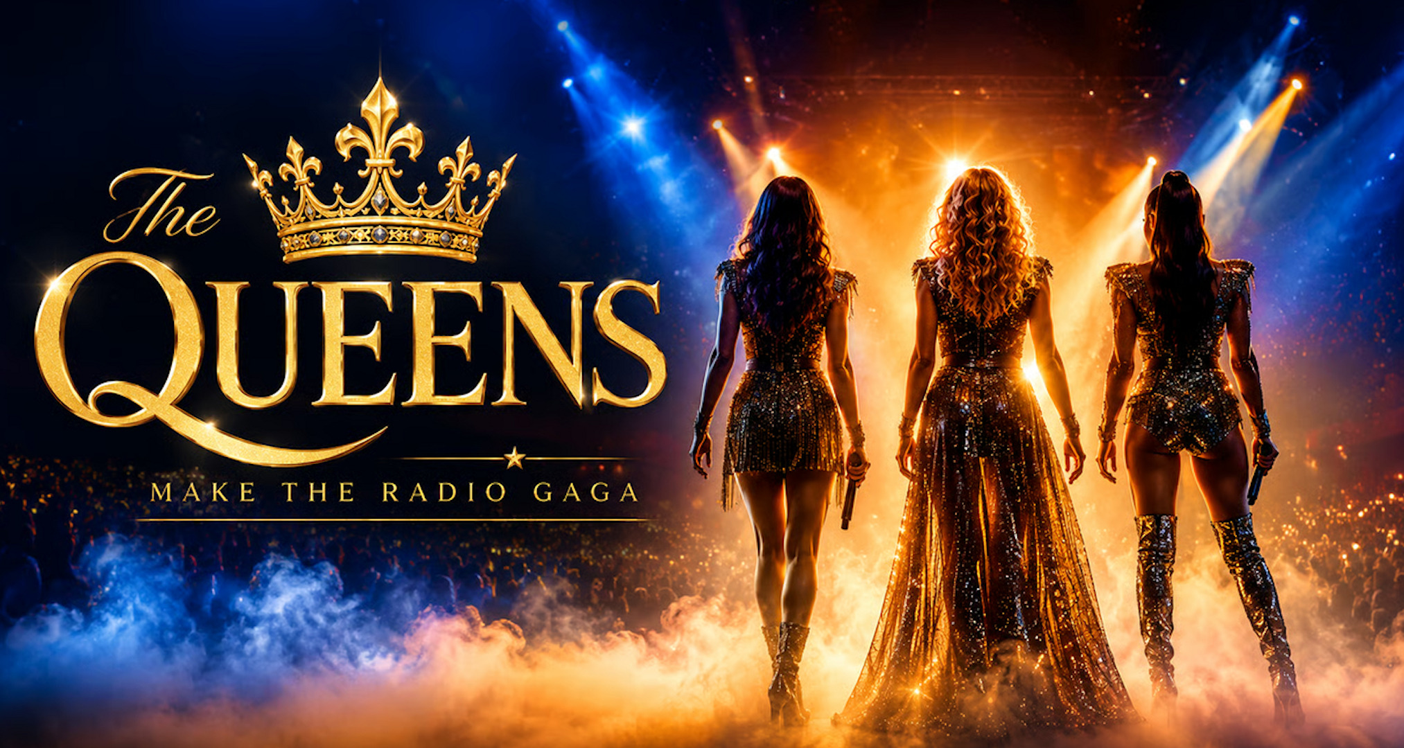 The Queens – make the Radio GaGa – Bühnenmotiv